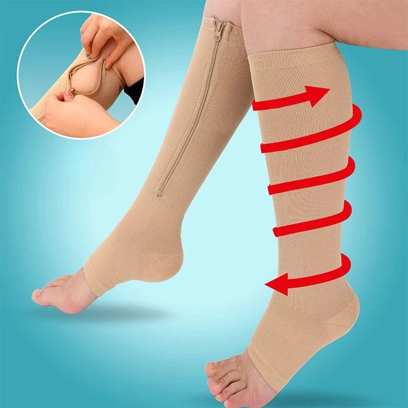 ZipSox™ – Compressiesokken met ritssluiting | 1 + 1 gratis