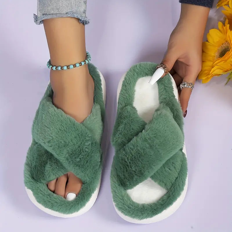 FuzzyFeet™ Pluizige Pantoffels