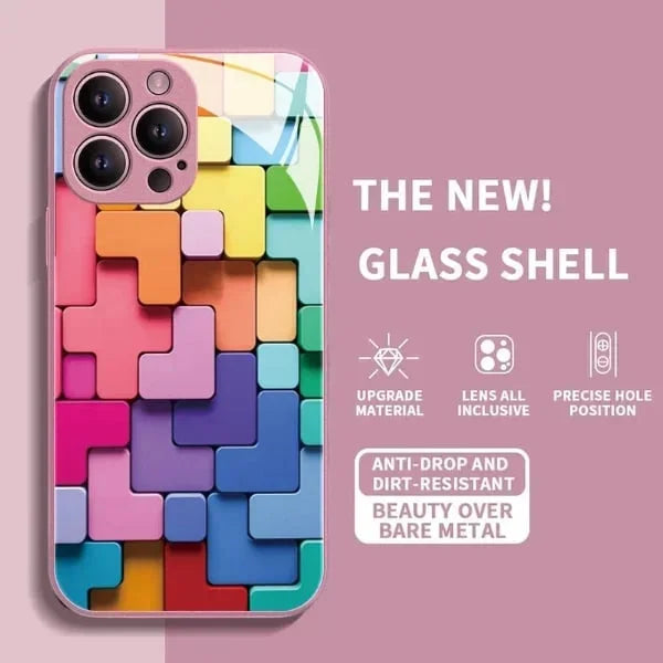 3DCase™ 3D Glazen Telefoonhoes