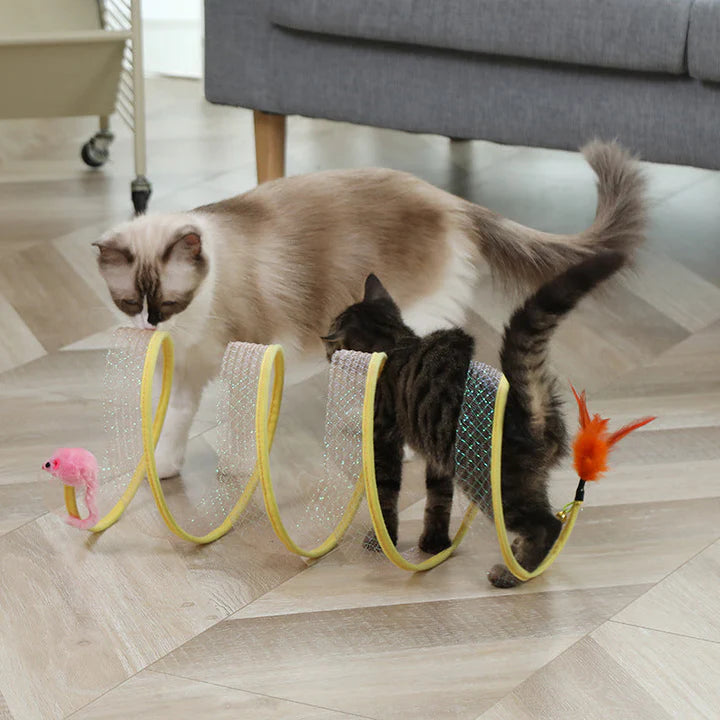 TIJDELIJK 50% KORTING | CatCrawl™ Speelse tunnel voor katten