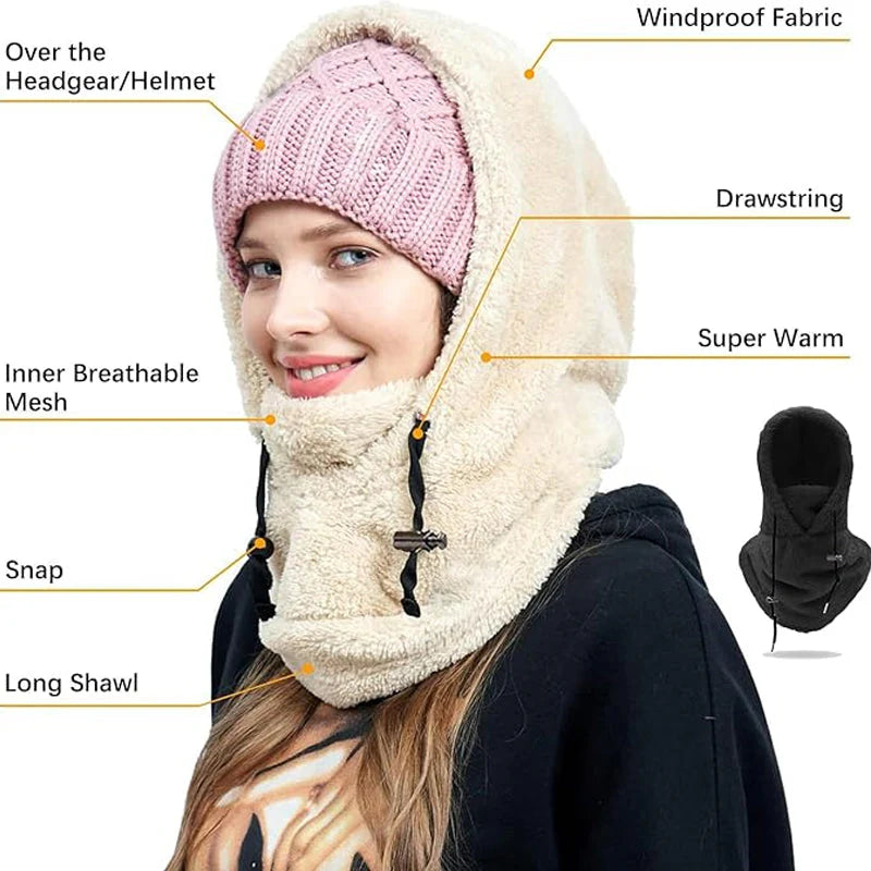 Sherpa™ – Multifunctioneel gezichtsmasker van knus fleece | 50% korting