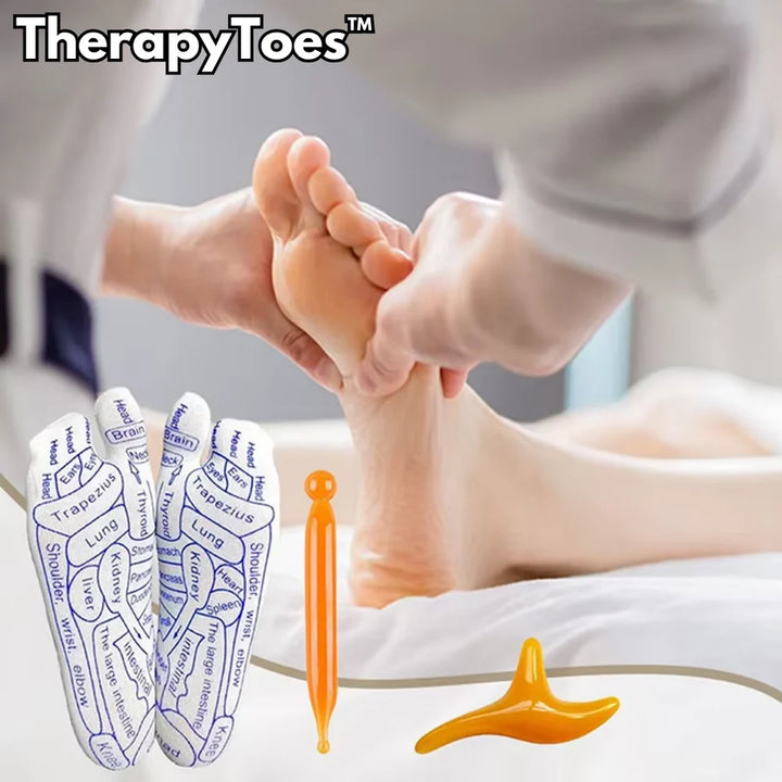 TherapyToes™ – Fysiotherapeutische massagesokken om de druk op de voeten te verlichten | 1 + 1 gratis