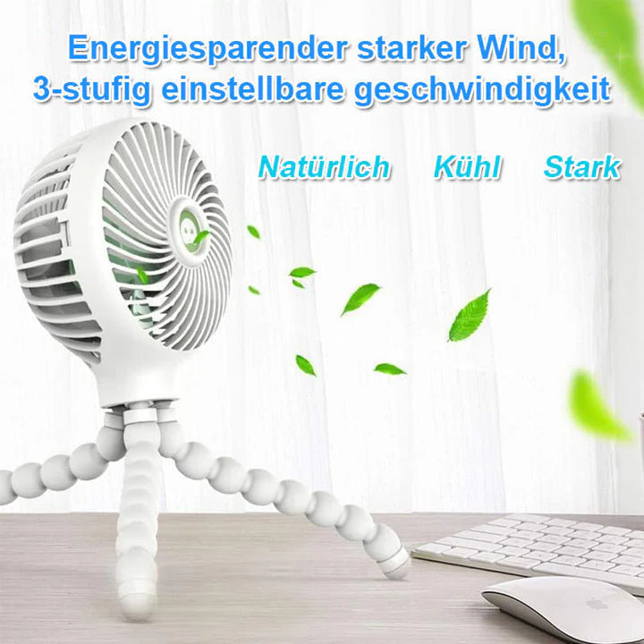 ClipFan™ Draagbare miniventilator met handvat | Tijdelijk 50% korting