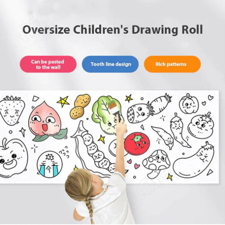 MiniDraw™ – Creatieve verfroller voor kinderplezier | 1 + 1 gratis