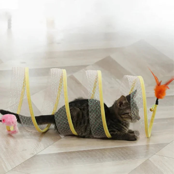 TIJDELIJK 50% KORTING | CatCrawl™ Speelse tunnel voor katten