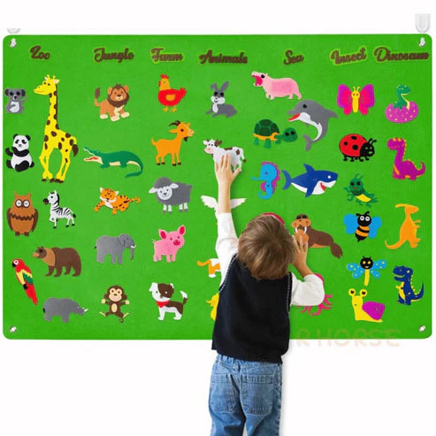 StickBoard™ – Dieren-avonturenbord met Eindeloze Ontdekking | 50% korting