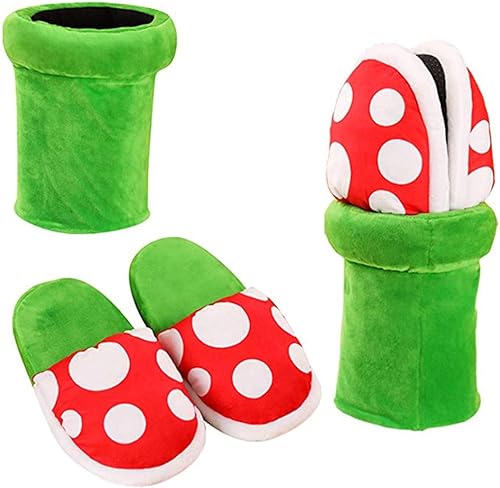 Kuma™ Piranha Plant Pluche Pantoffels