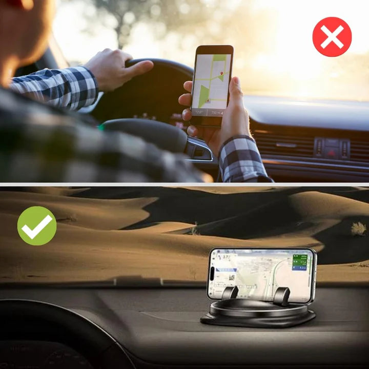 PhoneDrive™ 360° Auto dashboard telefoonhouder | 50% Korting