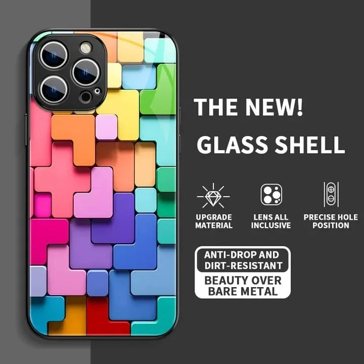 3DCase™ 3D Glazen Telefoonhoes