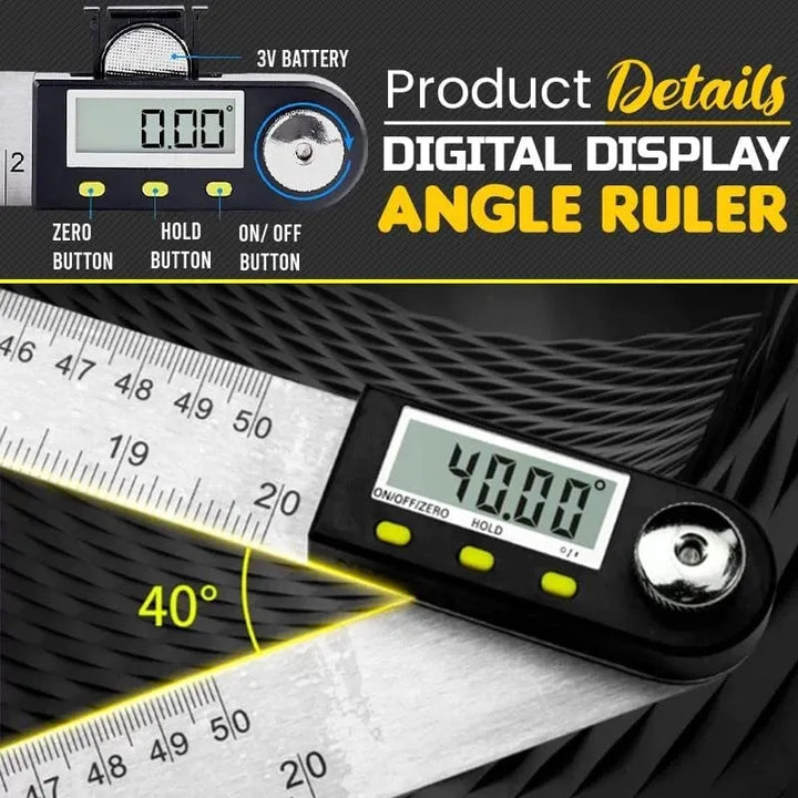 50% korting | DigiAngle™ – 2-in-1 precisieliniaal voor exacte hoeken [Laatste dag korting]