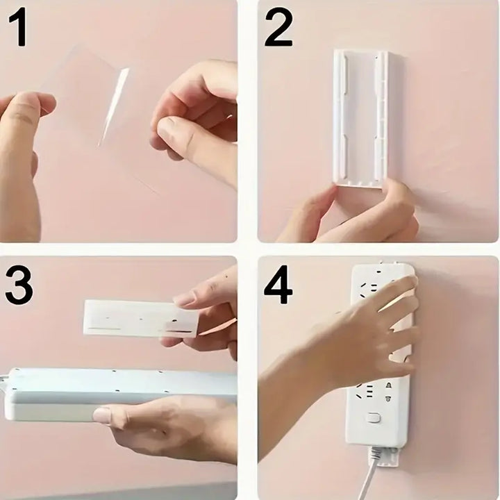 EasyClip™ Contactdoosstrip voor Wandmontage | 1 + 1 Gratis