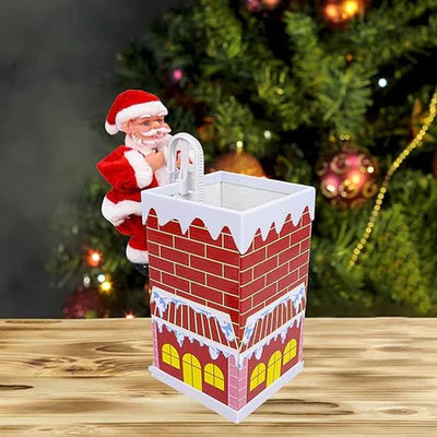 Santaction™ – Schoorsteenklimmende kerstman Decoratie | 50% korting