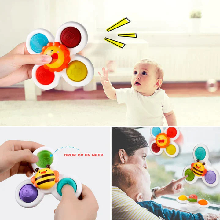 BabySpinner™ Kleurrijk Spinspeelgoed | 1 + 1 Gratis