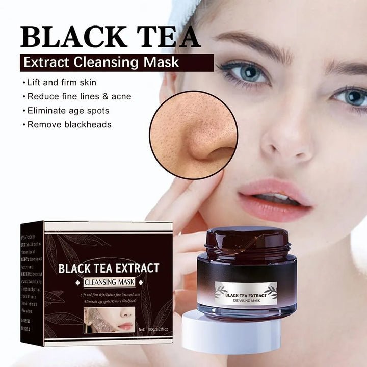 FaceMask™ Zwarte thee gezichtsmasker | 50% Korting