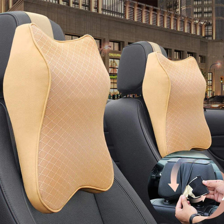 Relexa™ – Ergonomisch nek- en rugkussen voor in de auto | 50% korting