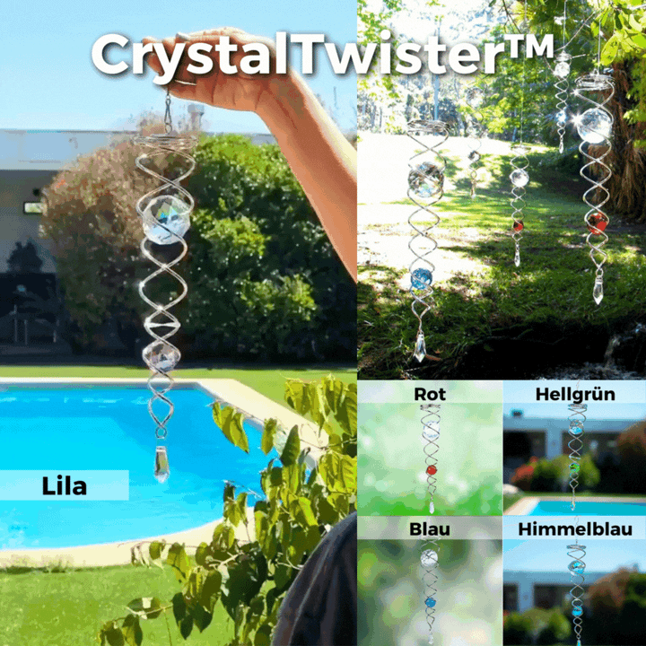 CrystalTwister™ Crystral Spiral Wind Chime | 1 + 1 Gratis