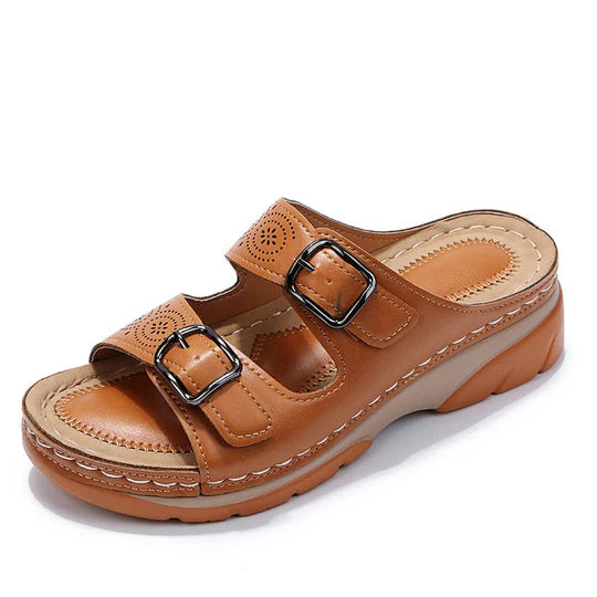 Ella™ Orthopedische Sandalen Met Gesp | Tijdelijk 50% Korting