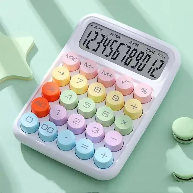 HappyCalc™ Schattige zakrekenmachine in snoepkleuren | 50% korting