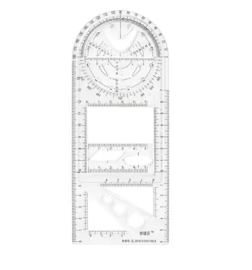 MultiSketch™ – Multifunctionele tekenliniaal voor nauwkeurig werken | 1 + 1 gratis