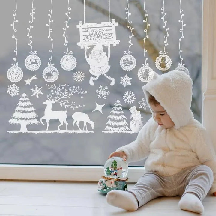 MerryDeco™ – Levende kerst raamdecoratie Clings | 1 + 1 gratis