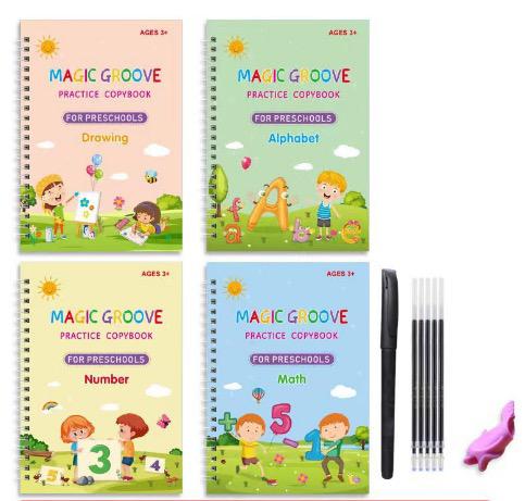 MagicBook™ Schrijfboek (set van 4) | 50% korting