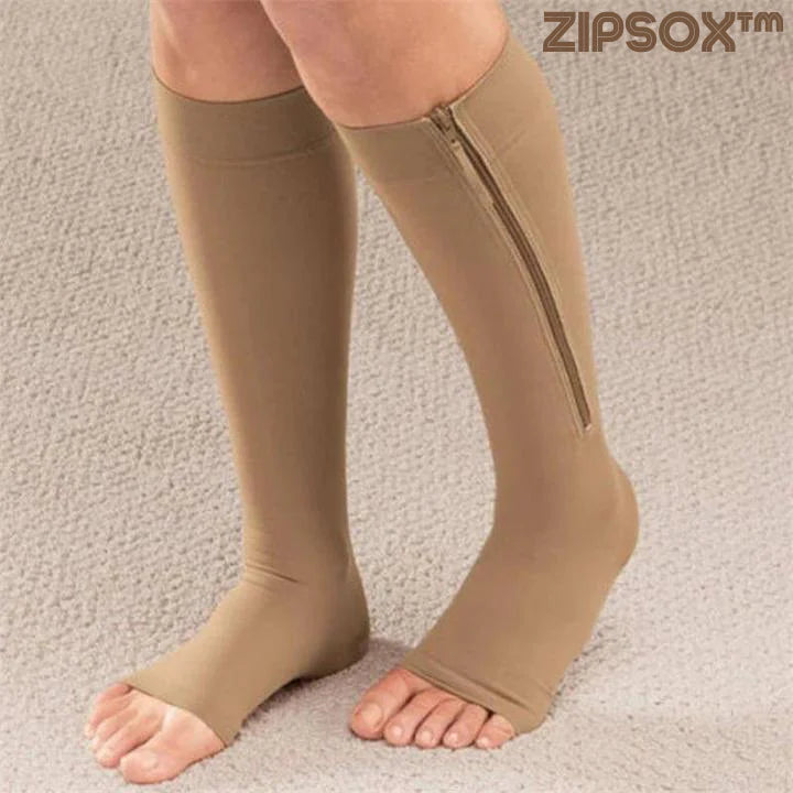 ZipSox™ – Compressiesokken met ritssluiting | 1 + 1 gratis