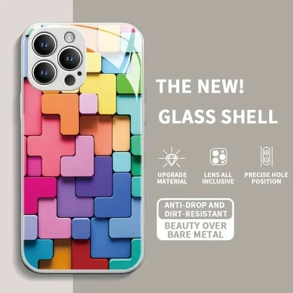 3DCase™ 3D Glazen Telefoonhoes