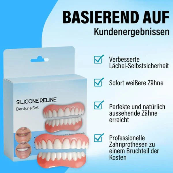 SmileReline™ – Comfortabele siliconen liniaalprothese set | 1 + 1 gratis