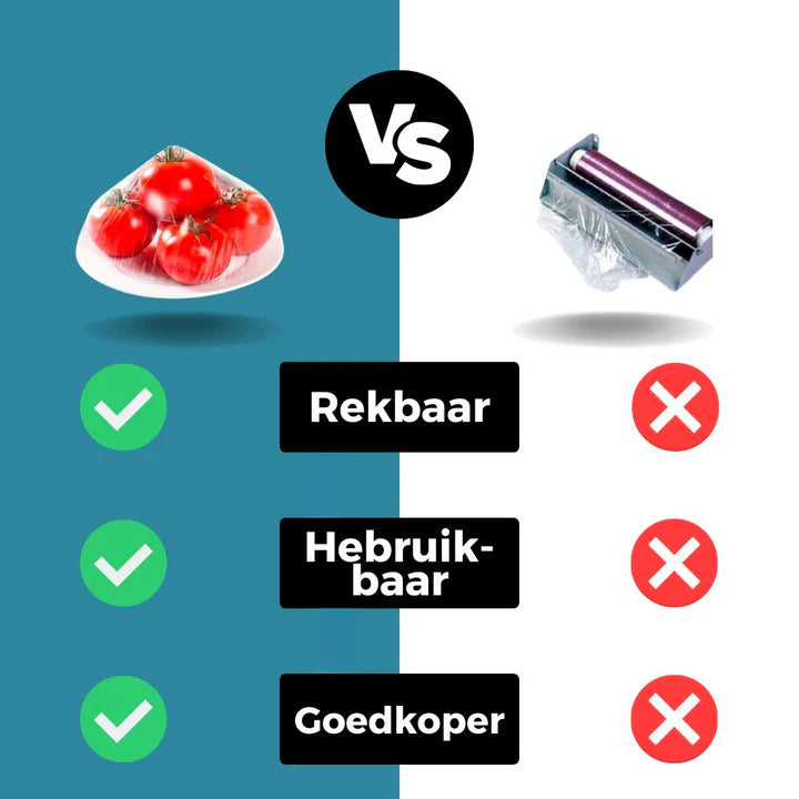 50 + 50 Gratis | FrishBag™ - Herbruikbare zakken voor vers voedsel [Laatste dag korting]