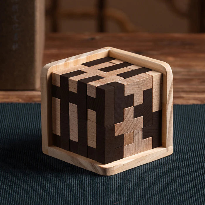 50% Korting | MindMaze™ 3D Houten Puzzelspel