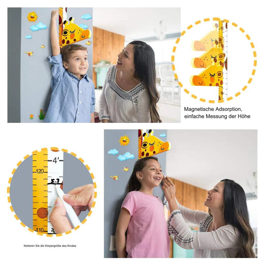 TallTales™ – Magnetische hoogtekaart van een giraffe voor kinderen | 50% korting