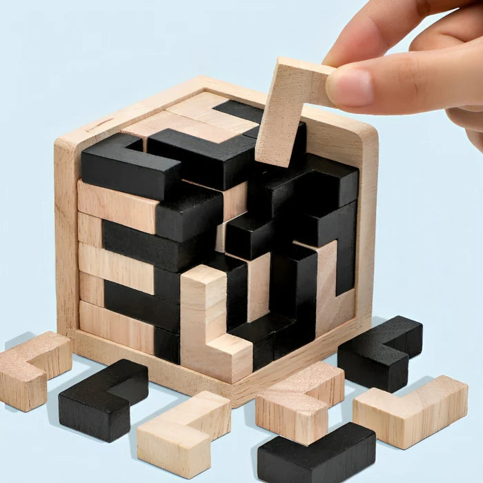 50% Korting | MindMaze™ 3D Houten Puzzelspel