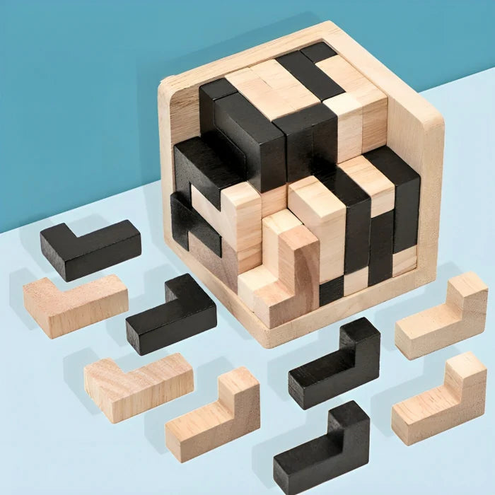 50% Korting | MindMaze™ 3D Houten Puzzelspel