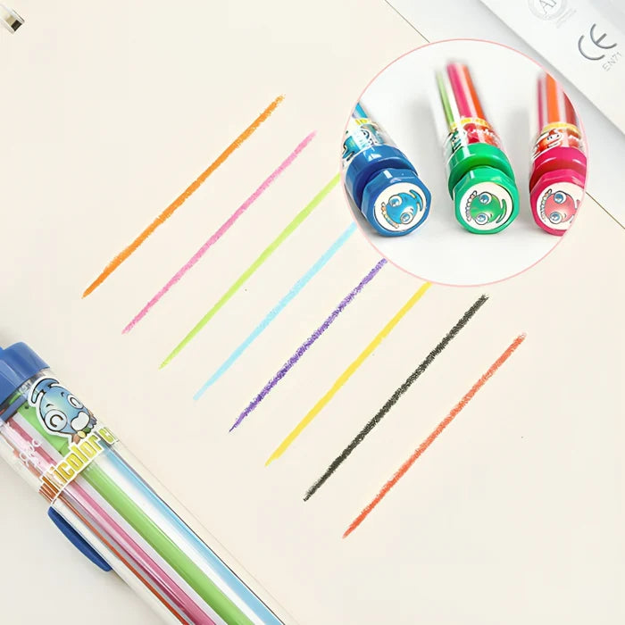 ColorPop™ – 8 in 1 veelkleurige pen voor creatieve avonturen | 1 + 1 gratis