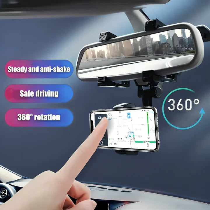 PhoneGrip™ 360° Draaibare mobiele telefoonhouder voor in de auto