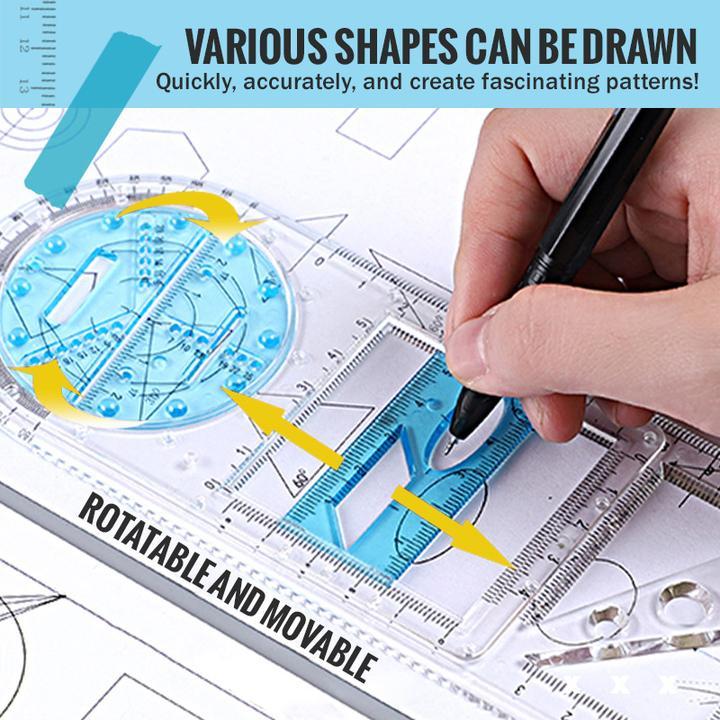 MultiSketch™ – Multifunctionele tekenliniaal voor nauwkeurig werken | 1 + 1 gratis