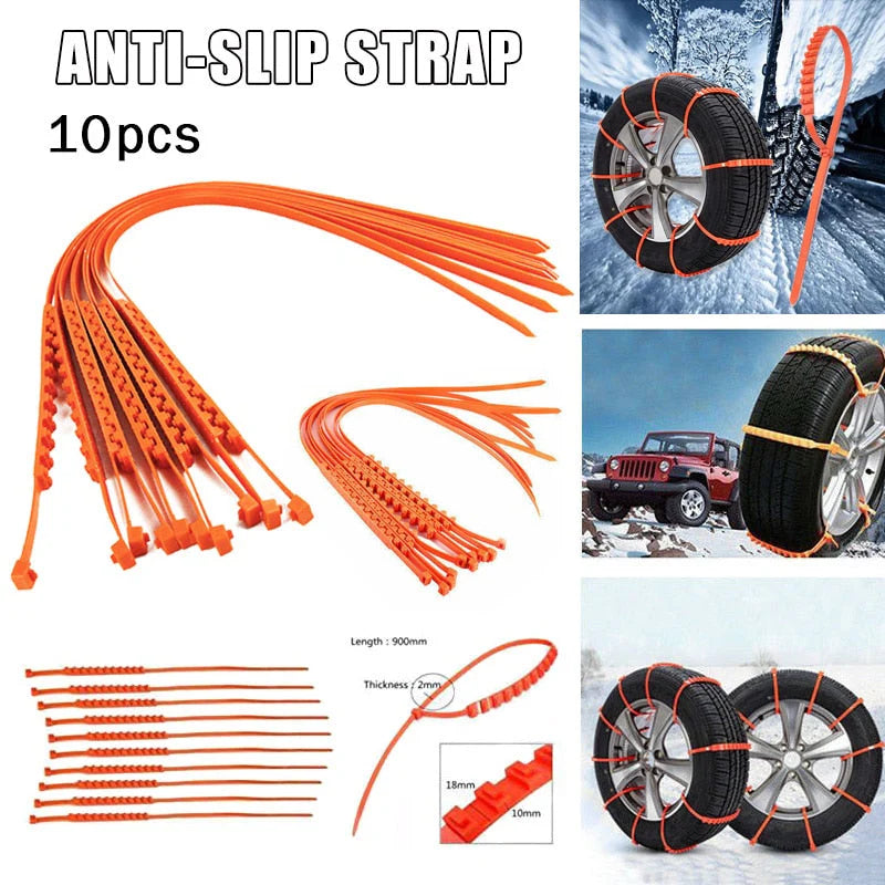 PerfectTire™ – Antislip sneeuwketting voor auto's in de winter | 10 + 10 gratis