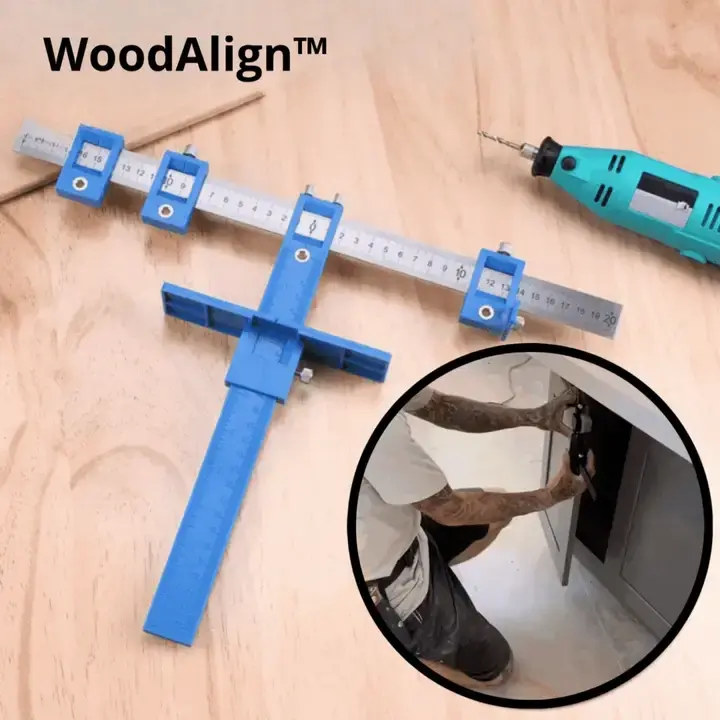 WoodAlign™ Punch Locator Liniaalgereedschap | Tijdelijk 50% Korting